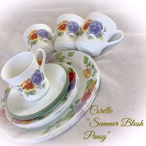 Saucers Corelle Tea Cups Walmart Buy Corelle City Block 16-Piece